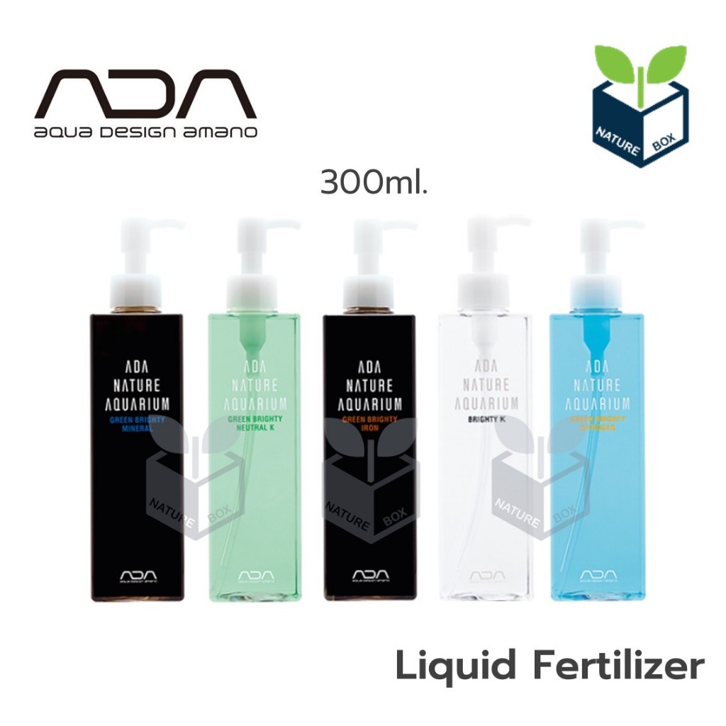 ADA Fertilizer Green Brighty Mineral NeutralK K Iron Nitrogen 300ml (พร้อมส่ง) ปุ๋ยน้ำ