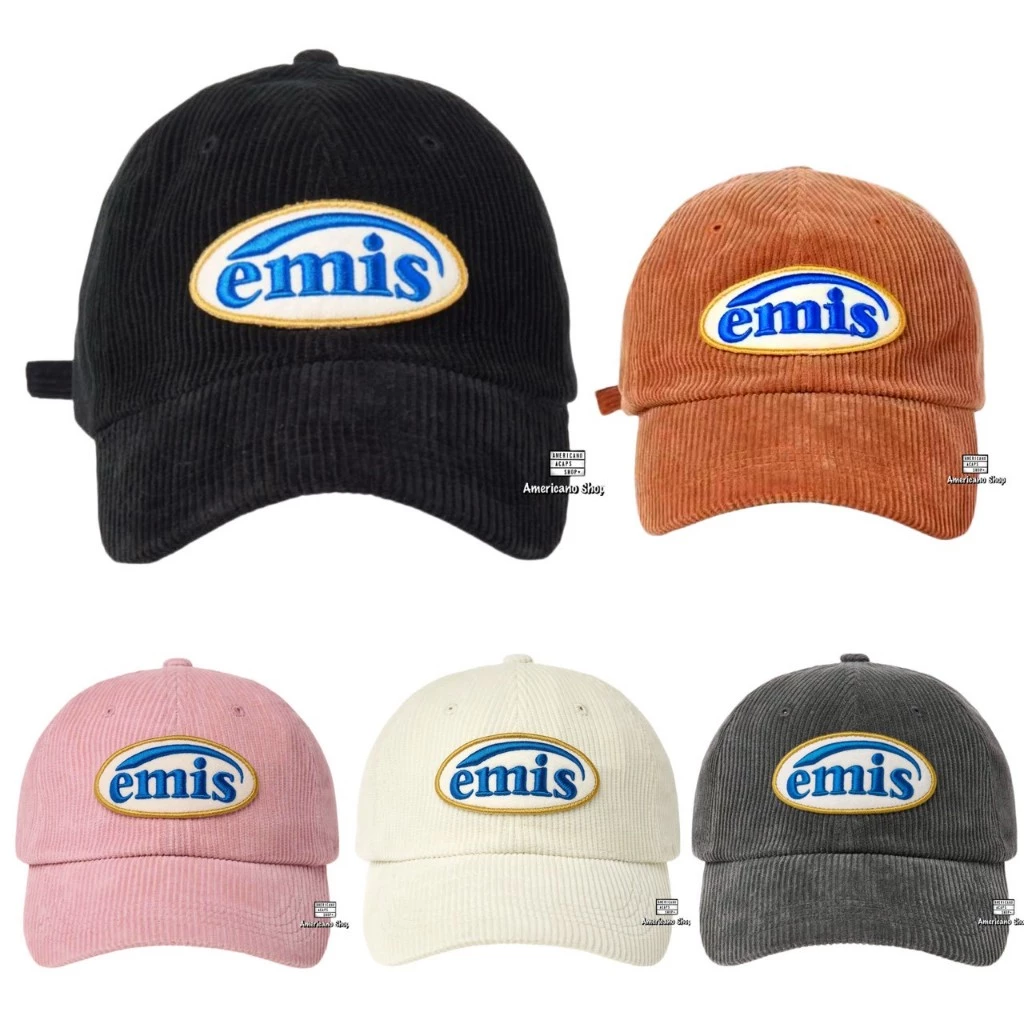 หมวกแก๊ป E3 Korea Cap ผ้าลูกฟูกเกาหลี มี หลากหลายสี ใส่ได้ทั้งชายหญิง (ส่งจากไทย)