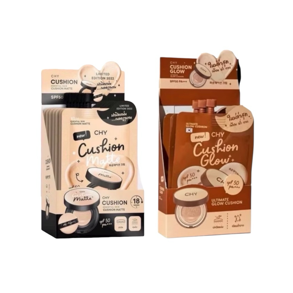 (ซอง/ยกกล่อง)คุชชั่นChy โฮยอน แมตต์/โกลว Cushion chy Matte/Glow SPF 50 PA+++