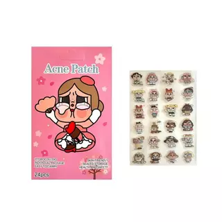 แผ่นแปะสิวไฮโดเจล ช่วยลดอาการอักเสบให้ยุบไว ดูดสิว รักษาสิว ขอบบางกันน้ำลายการ์ตูน
