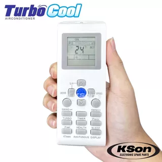 รีโมทแอร์ เทอร์โบคูล อะไหล่แอร์ Turbo Cool Air Conditioner Remote Control รุ่น YAR-P/001E YAR-P/002E
