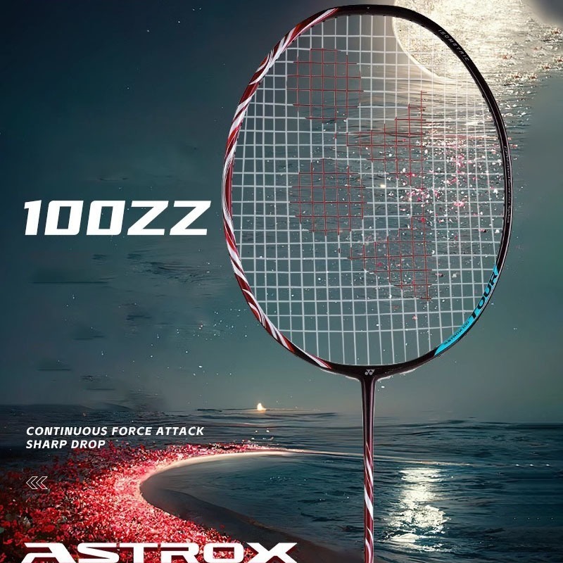 Yonex ASTROX 100ZZ Kurenai Badminton Racket Full Carbon Single 4U 83g 26Lbs Energy Boost Cap