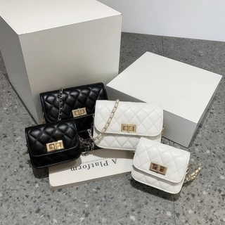 พร้อมส่งจากไทย กระเป๋าสะพายข้างน่ารักๆ เกาหลีเกาใจสุดๆ กระเป่าน่ารักๆลุคคุณหนู ราคาสบายกระเป๋า หนัง PU