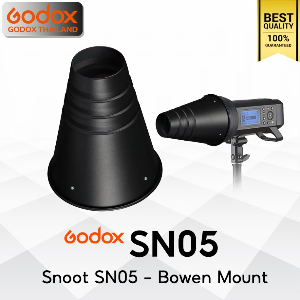 Godox Snoot SN05 - Bowen Mount - Godox Thailand