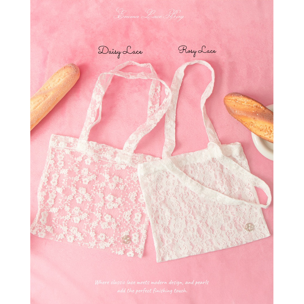 Joliese | Emma Lace Bag กระเป๋าผ้าลูกไม้