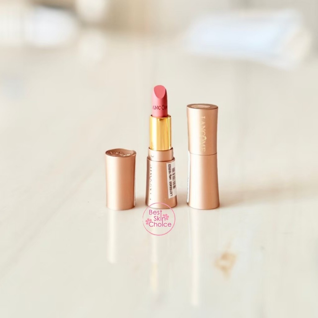 ลิปสติก L'Absolu Rouge Intimatte Matte Lipstick 320 hush hush 1.6g สีชมพูหวานละมุน ขนาดทดลอง