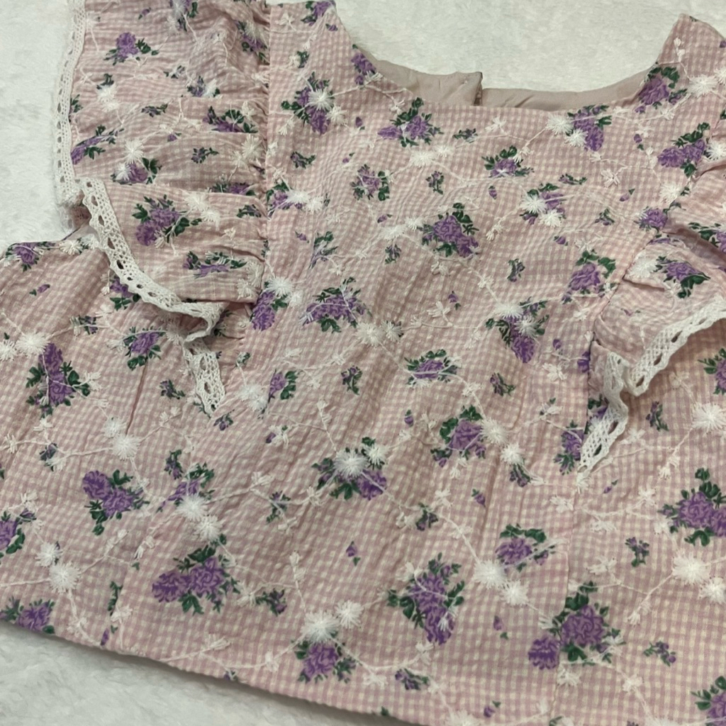เสื้อลายลูกไม้ Pomelo Size XXS