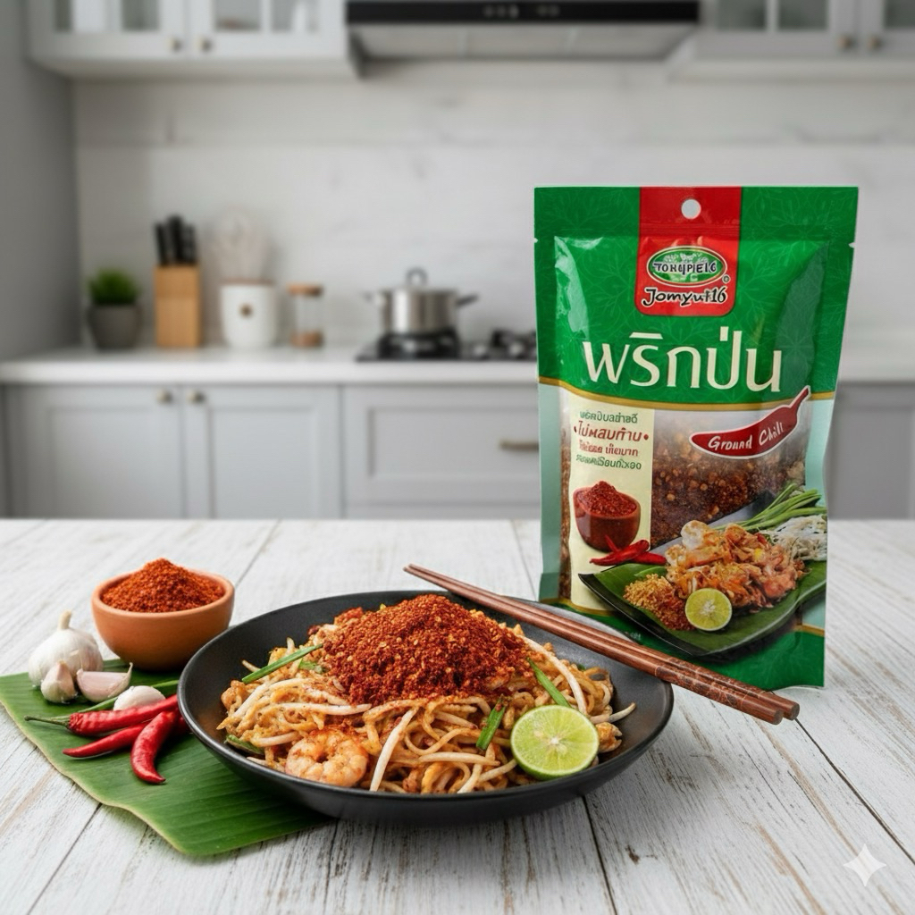 พริกป่น อย่างดี ไม่ผสมก้าน