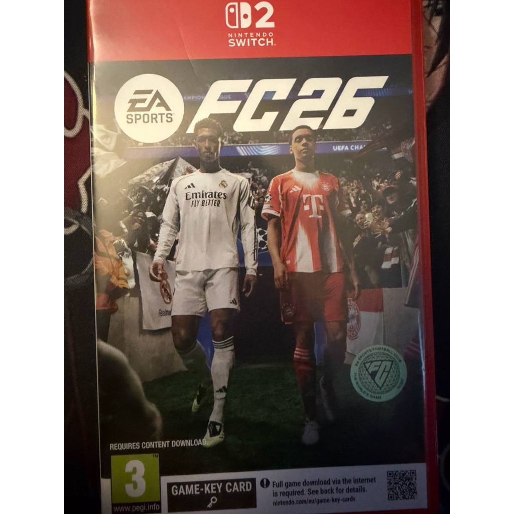 Nintendo Switch 2 EA Sports FC 26 | เกมฟุตบอลของแท้ | มือสองยังไม่ใช้โค้ด สภาพดีมาก พร้อมเล่น