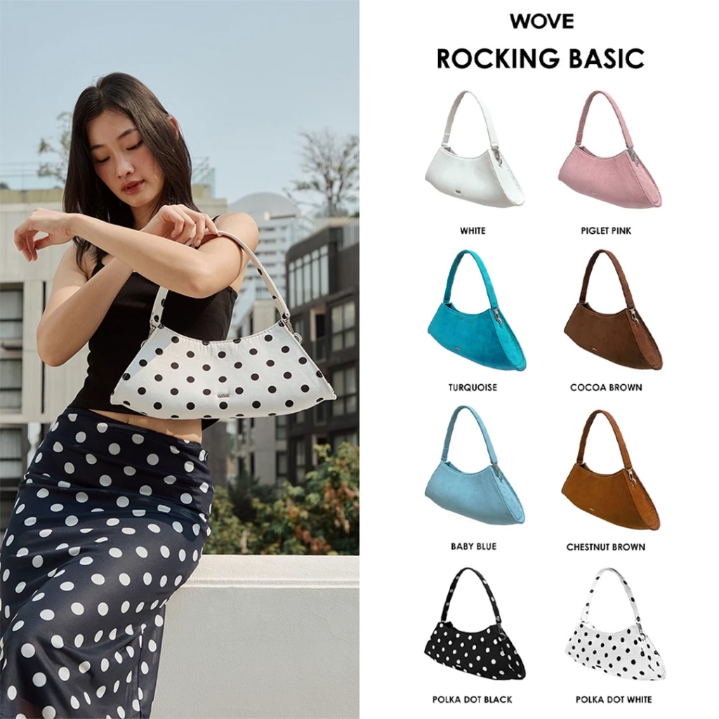 WOVE - Rocking basic shoulder bag กระเป๋าถือสะพายไหล่