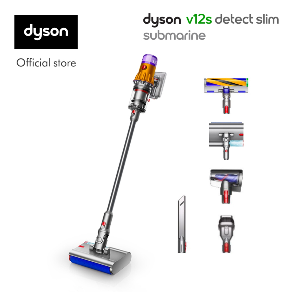 V12s Detect ™ Slim Submarine​ Wet & Dry Cordless Vacuum Cleaner เครื่องดูดฝุ่นไร้สาย ไดสัน