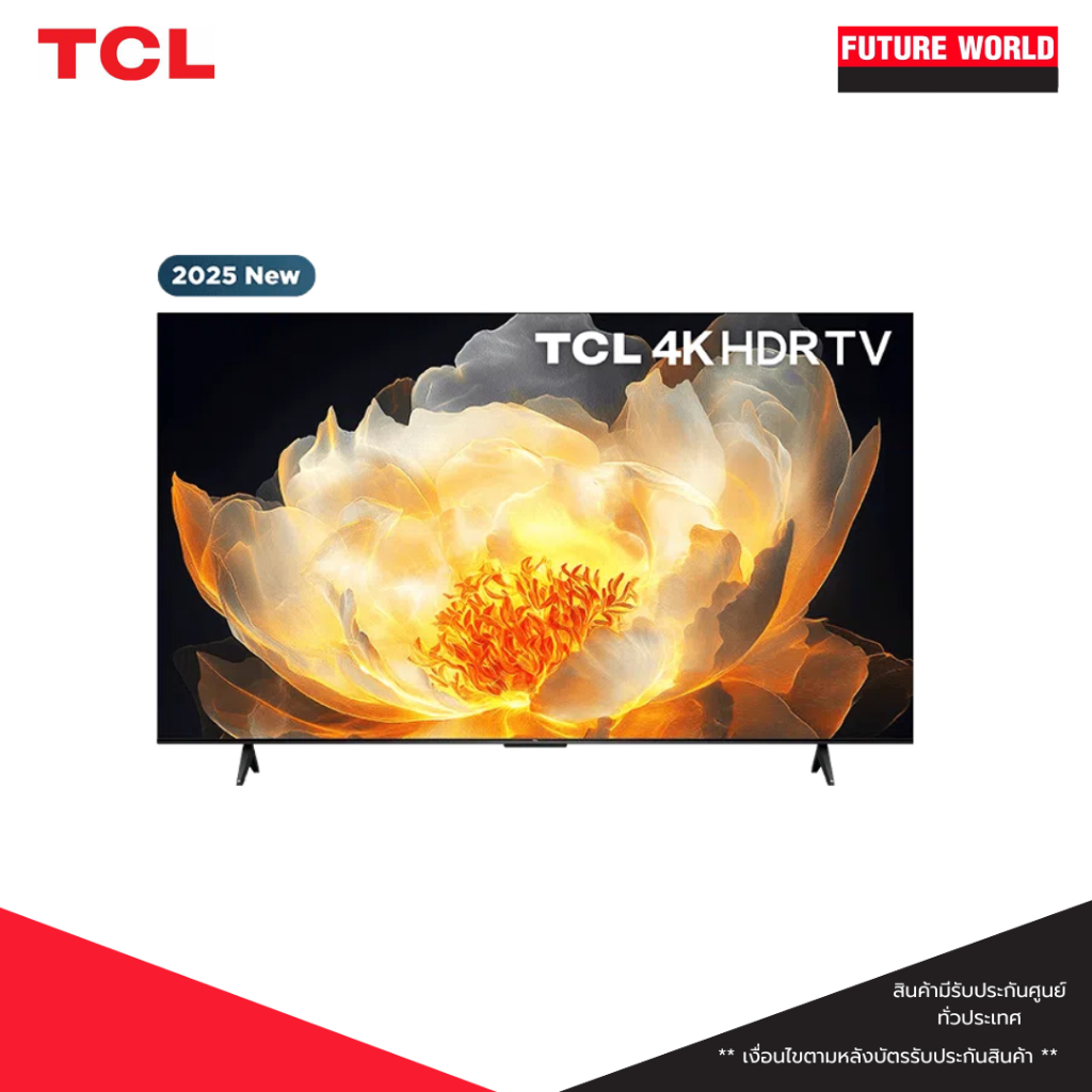ทีวี TCL รุ่น 55V6C  ขนาด 55 นิ้ว (4K UHD GOOGLE TV)