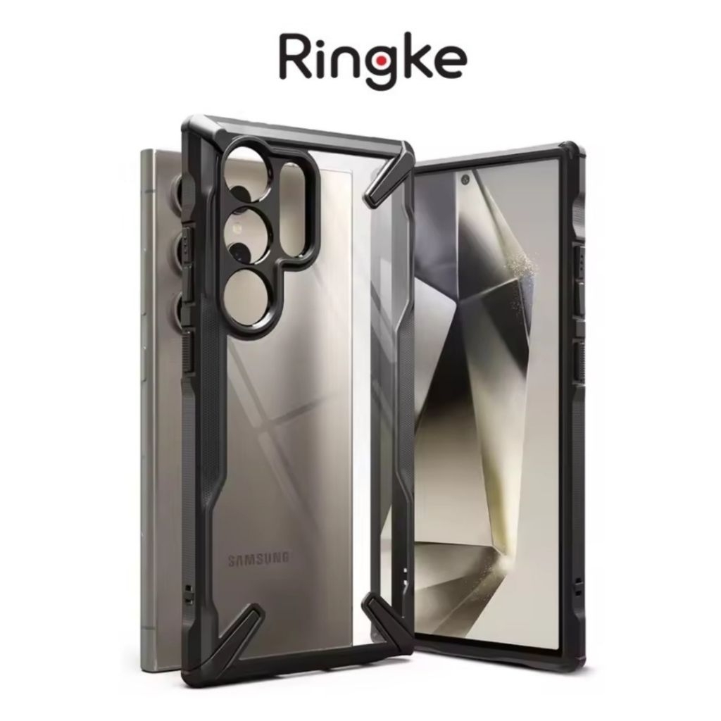Ringke Fusion X เคส Samsung S24 Ultra เคสกันกระแทก คลุมกล้อง ขอบยาง TPU ( ส่งทันที )