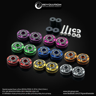 ปลายแฮนRevolution V.2 ทูโทน ใส่Forza /Pcx160 /X-Max /Lead