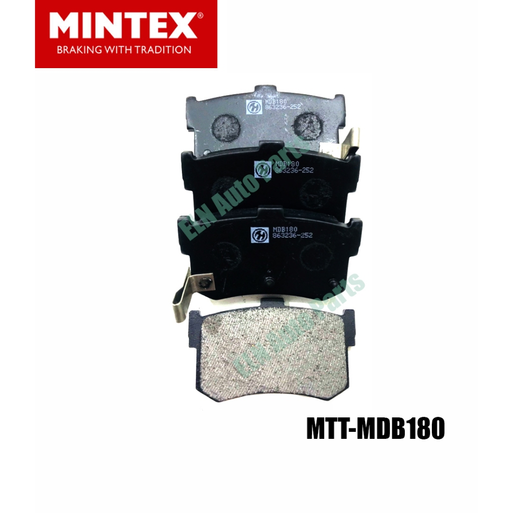 Mintex ผ้าเบรคหลัง (ของอังกฤษ) (brake pad) ฮุนได HYUNDAI Sonata 2.0i GL/S ปี 1994-1996