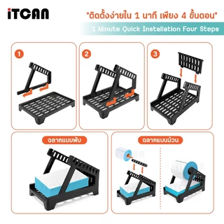 iTCAN ที่วางกระดาษ แท่นวางกระดาษ วางใบปะหน้า แบบพับแบบม้วน Shelf Paper