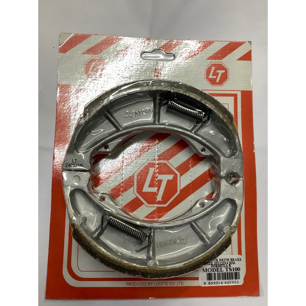 ผ้าเบรคหน้า-หลังใช้กันได้รุ่นsuzuki-TS100-125ราคาคู่ละ180-รถ1คัน ใช้2คู่ครับ มาพร้อมสปิง2ตัว ใส่RGV