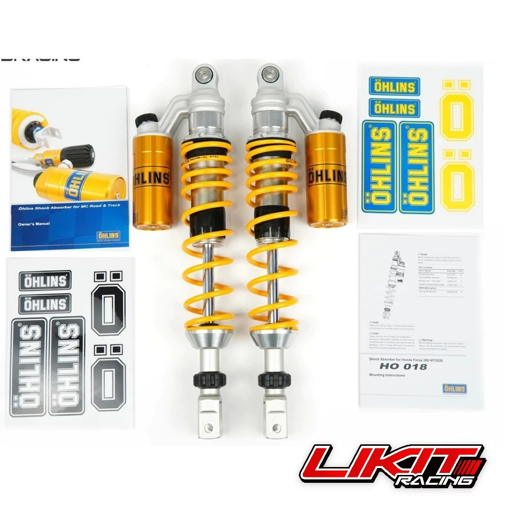 โช๊คหลัง OHLINS HO 018 Honda Forza 300/350 สูง430mm แท้ 100%