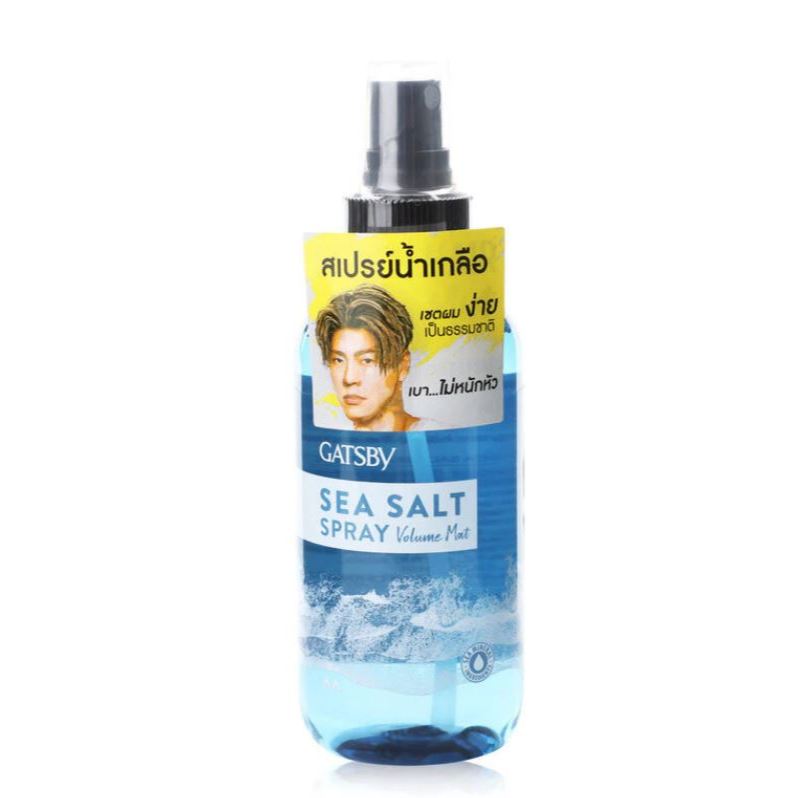 GATSBY Sea Salt Spray Volume Mat 145ml สเปรย์จัดแต่งทรงผมสูตรน้ำเกลือ.