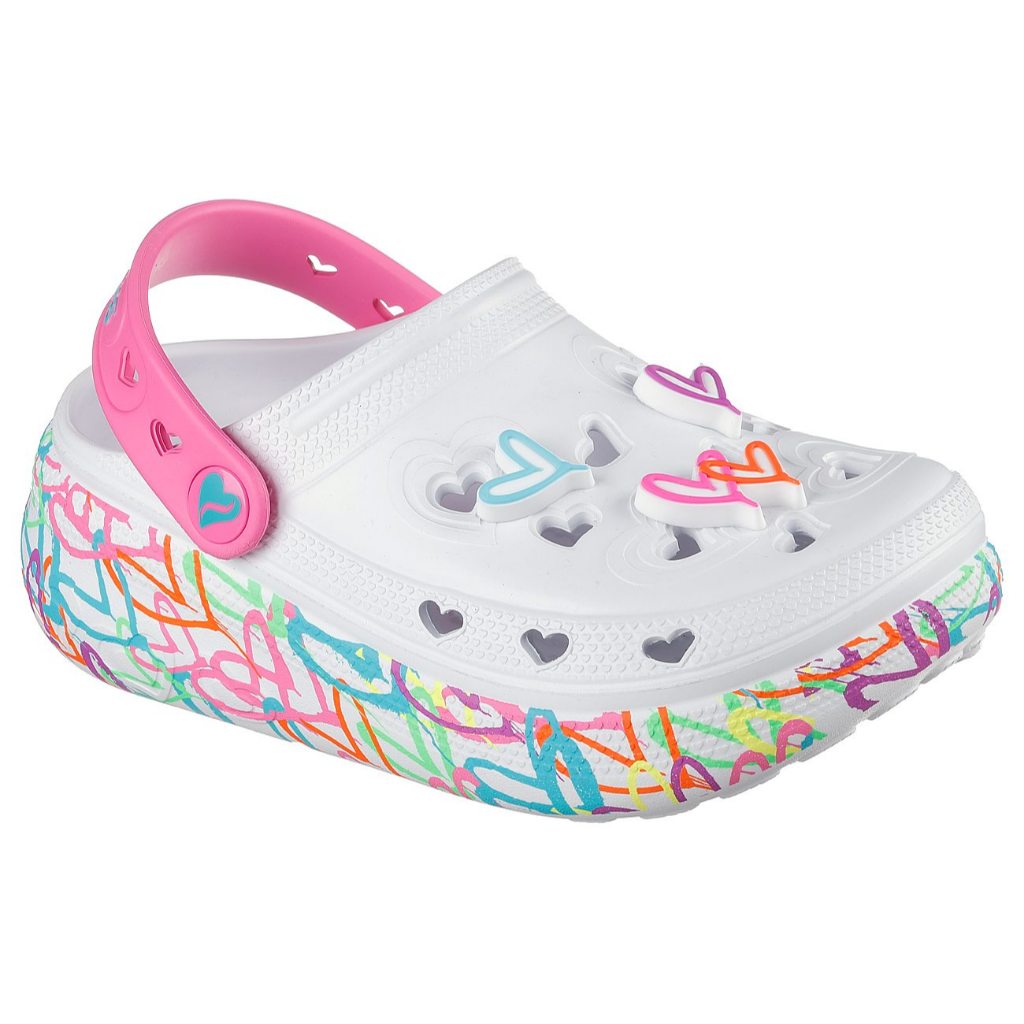 Skechers สเก็ตเชอร์ส รองเท้าเด็กผู้หญิง Girl Goldcrown Cutie Pops Foamies Shoes - 314093L-WMLT
