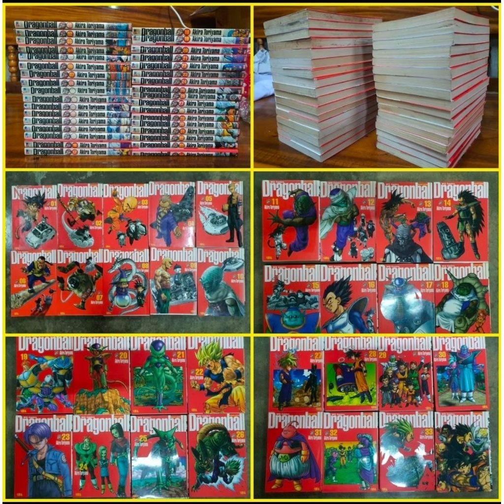 ดราก้อนบอล ปกแดง Dragonball Bigbook 1-34เล่มจบครบ หนังสือบ้านครับ(สอบถามก่อนนะครับ อาจจะขายไปแล้ว)