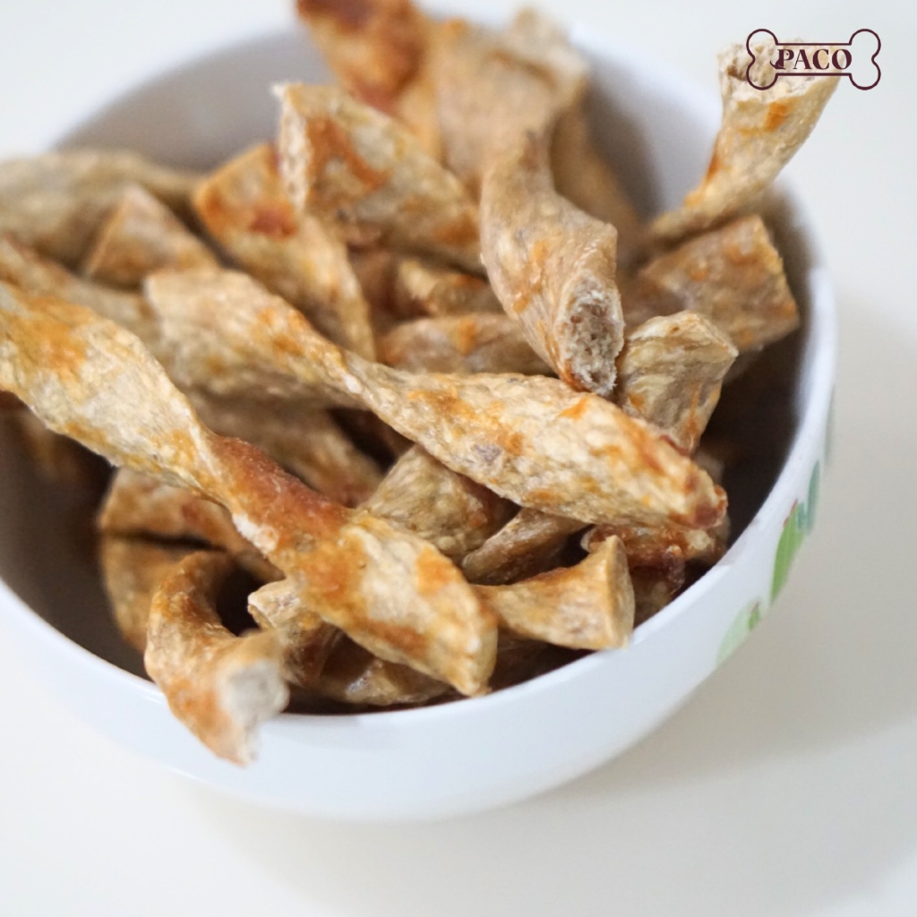 PACO ขนมสุนัข มันชี่เกลียวคลุกไก่ แพ็กจัมโบ้ (1 กิโล) สุดคุ้ม มาตรฐานส่งออก ขนมหมาขัดฟัน - รูปที่ 2