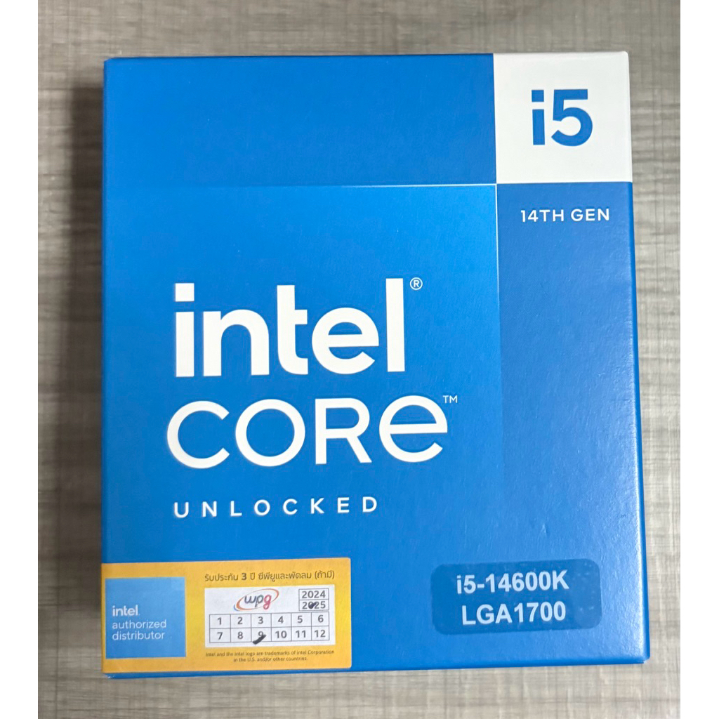Cpu i5 14600k มือ1 ประกัน advice 5ปี เริ่ม 10/68