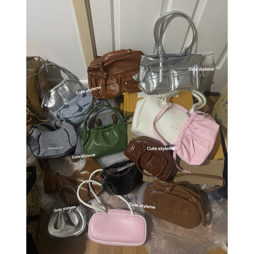 กระเป๋า Chamoon/Chalyn QC มีตำหนินิดหน่อยค่ะ 🌷(มือ1ทุกใบ พร้อส่ง)🍒