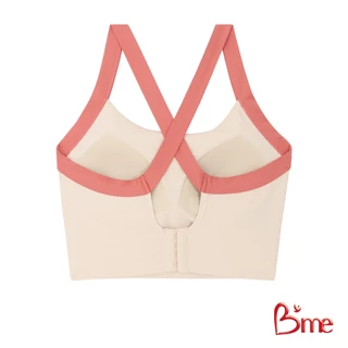 B'me เสื้อชั้นในไร้โครง level 2 ฟองกลาง รุ่น MER012 Sport Bra สีดำ สีวนิลา