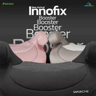DAIICHI - Innofix Booster Car Seat (ระบบBelt/Isofix) บูสเตอร์สำหรับเด็กโต ตั้งแต่ 3-12 ปี (Black)
