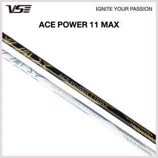 VS ไม้แบดมินตัน รุ่น ACE POWER 11 MAX แถมกริปคละสี+เอ็น+ซอง *ขึ้นเอ็น กรุณากดที่ตัวเลือกขึ้นเอ็นเท่านั้น*