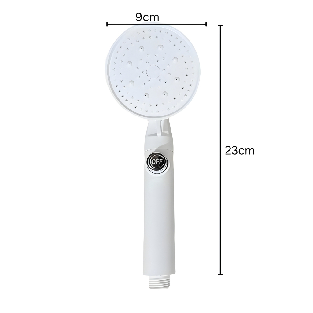 ฝักบัวอาบน้ำ ฝักบัวแรงดันสูงปรับได้ 5 ระดับ - รูปที่ 5