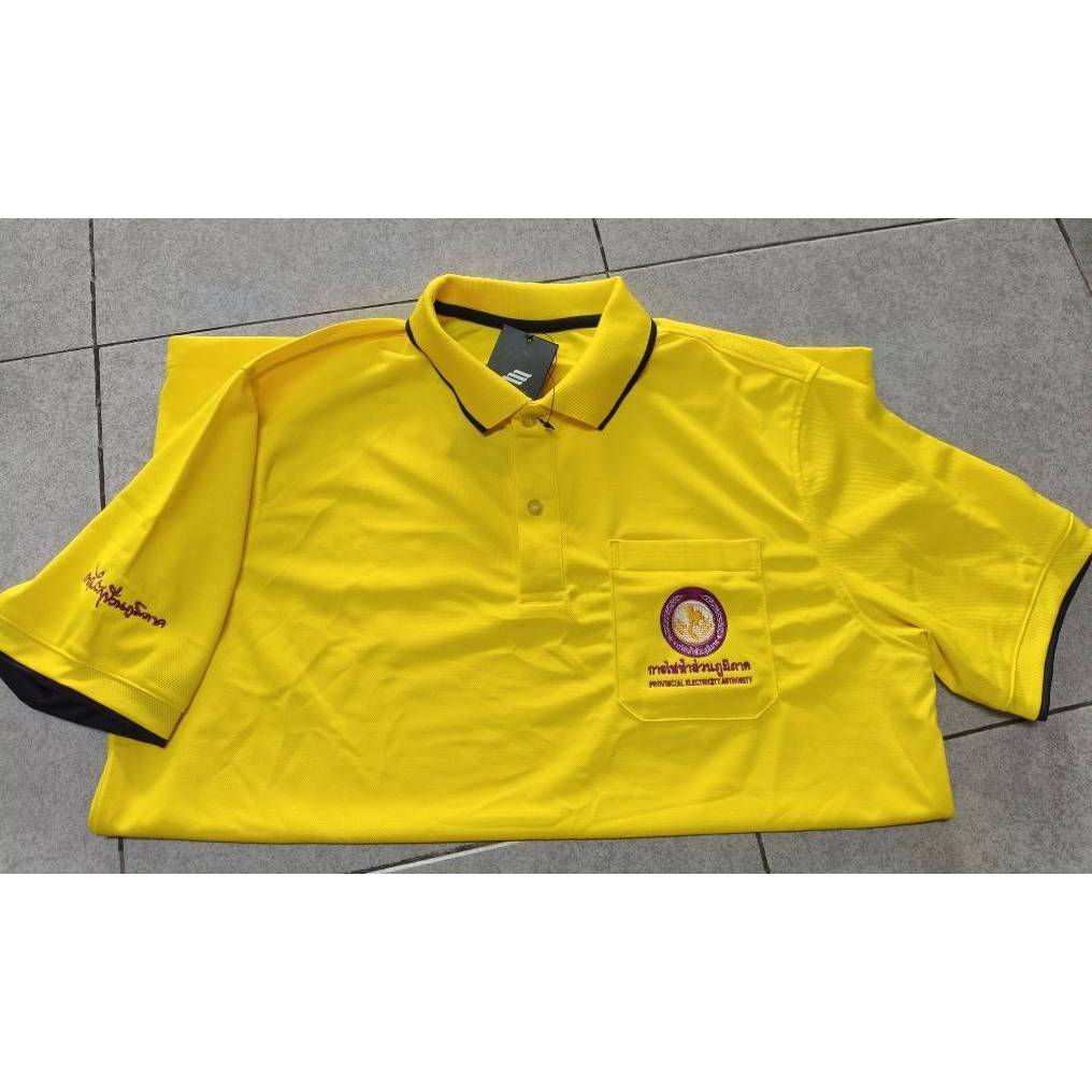 เสื้อโปโลปักอก+แขน ผ้าcool แยกทรงชาย-หญิง