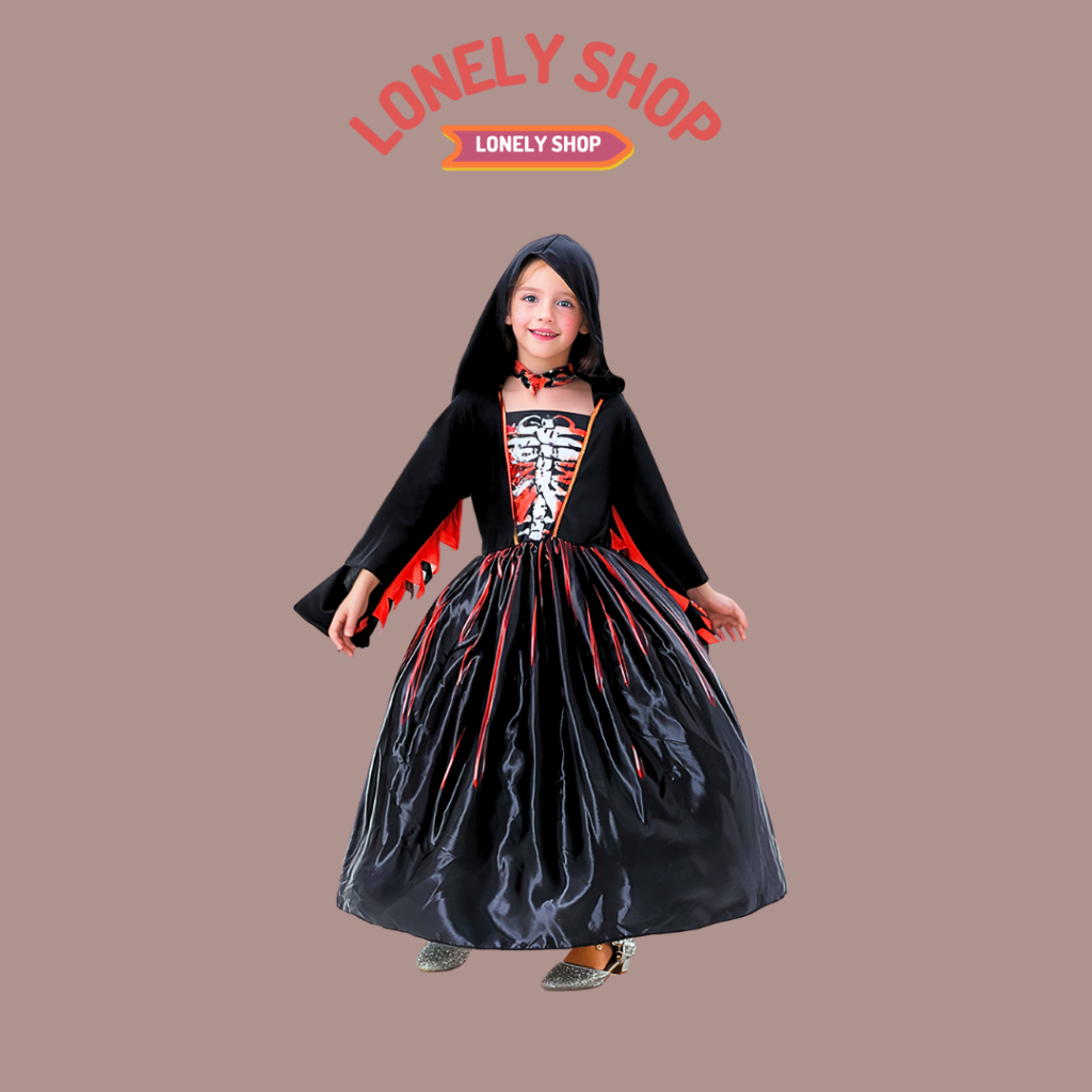 ชุดฮาโลวีน รวม ฮาโลวีนหญิง ชุดผี ชุดฮาโลวีน เจ้าหญิง ซอมบี้ เดวิล เด็กหญิง !!!ส่งด่วน+++  (พร้อมส่งจากไทย)! - รูปที่ 3