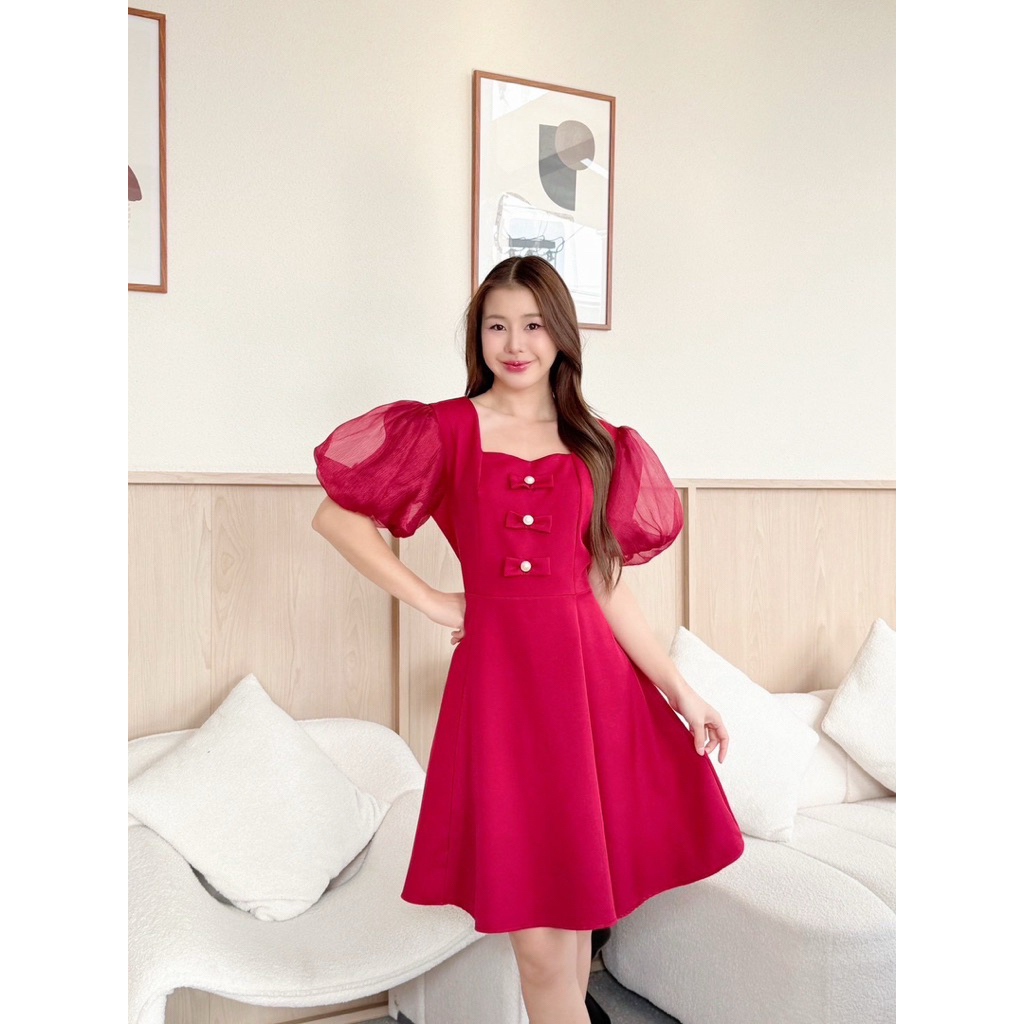 🎀ANNIE DRESS🎀 ผ้าบาบี้ - รูปที่ 2