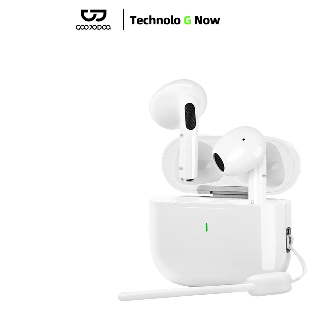 GOOJODOQ หูฟังไร้สาย J201 หูฟัง Bluetooth 5.3 Ipx5 ไมโครโฟนในตัว A6 Pro หูฟังบลูทูธ การแปลด้วย Ai