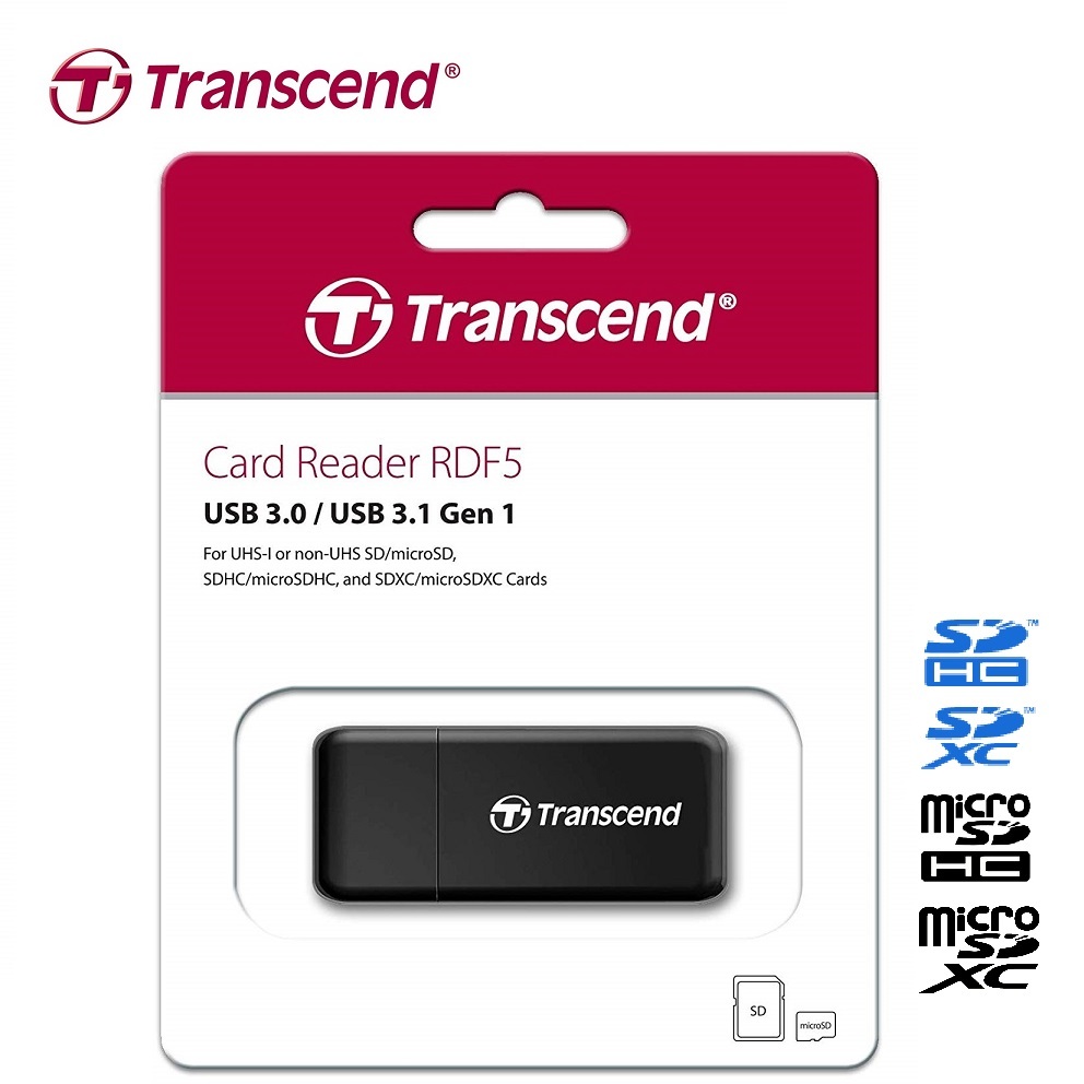 Transcend USB3.1 SD/Micro SD Card Reader