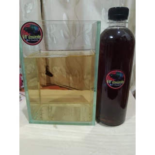 น้ำหมักใบหูกวางผสมสีเสียดสูตรคึก(500ml)สำหรับปลากัด