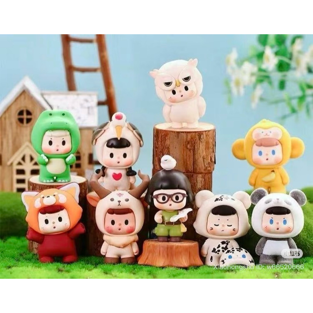 ยำยำ 200 โค้ดไลฟ์ลด 100.- |  โมเดล สุ่ม Buer Cherish Animals Series