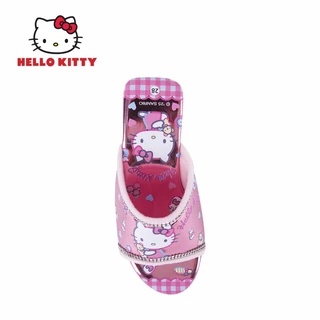 Hello Kitty รองเท้าส้นสูงเด็กหญิง รองเท้าคิตตี้ รุ่นไฟกระพริบ Sanrio ลิขสิทธิ์แท้100% รุ่นKTL-600