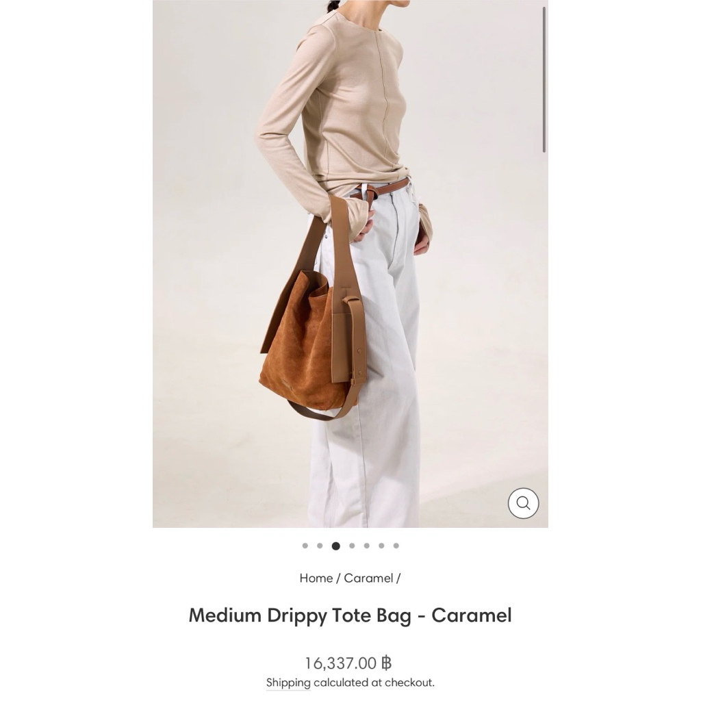 (พร้อมส่ง) Songmont - Medium Drippy Tote Bag