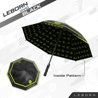 ร่มกัน UV LEBORN 34 นิ้ว ใหญ่พิเศษ VIVID เคลือบ Black Coating เย็นกว่า UPF50+ ร่มกอล์ฟ ทนทาน ร่มกันฝน