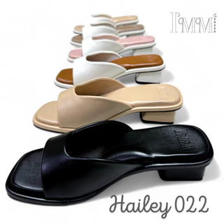 *ร้านสำรอง* I'mm Shoes 2 รุ่น Hailey 022 รองเท้าสูงส้นเหลี่ยม ดีไซน์หน้าตัดเหลี่ยม