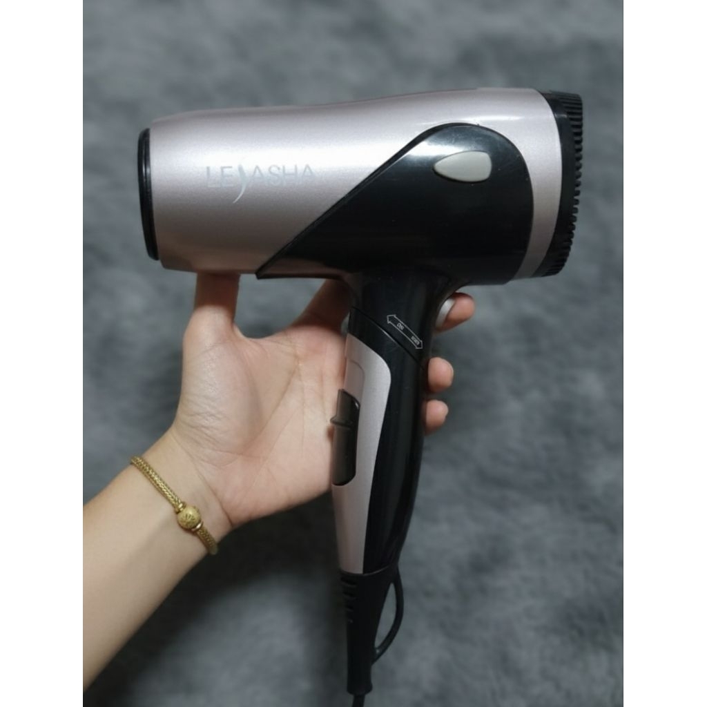 ไดร์Lasasha Ls0843มือ2แรง1800w พร้อมใช้งานปกติปรับร้อนเย็นได้