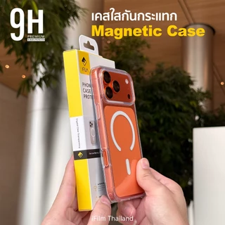 🔥 iFILM เคสใส กันกระแทก Magnetic Case For iPhone 17promax 17pro 17 air 16promax 16 15 promax 14 13 ปกป้องการชน แม่เหล็ก