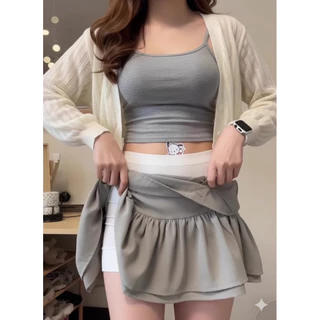 กางเกงซับใน 2 in 1 กันโป๊หรือ กกน ก็ใส่ได้เลยผ้าคอตตอนนิ่ม ใส่สบาย #T822