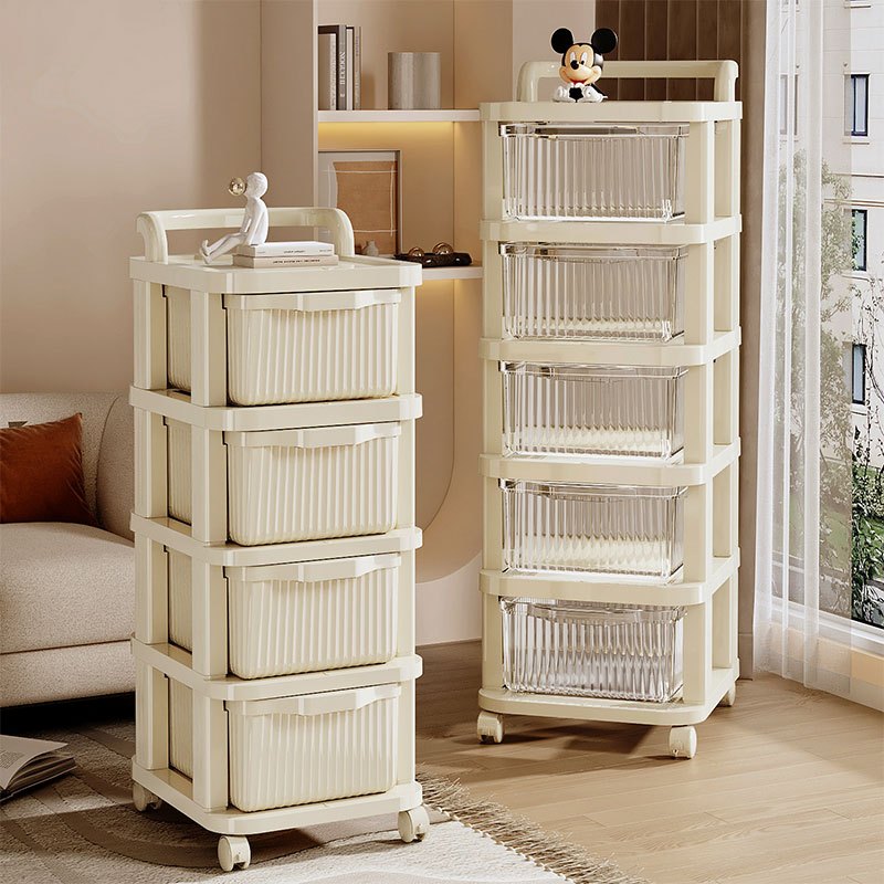 MUL ชั้นวางของมีล้อ shelf with wheels ลิ้นชักเก็บของ ชั้นเก็บของอเนกประสงค์ ตู้เก็บกันดัน รถเข็นเก็บของ ชั้นเก็บของในห้อ