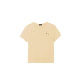 haas เสื้อยืดแขนสั้น ผู้หญิง NEW ยืดแต่ไม่ย้วย HBUK2290A