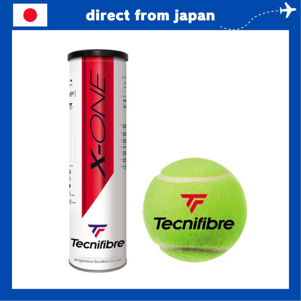 Technifibre X-ONE Tennis Balls – 4 Balls per Can