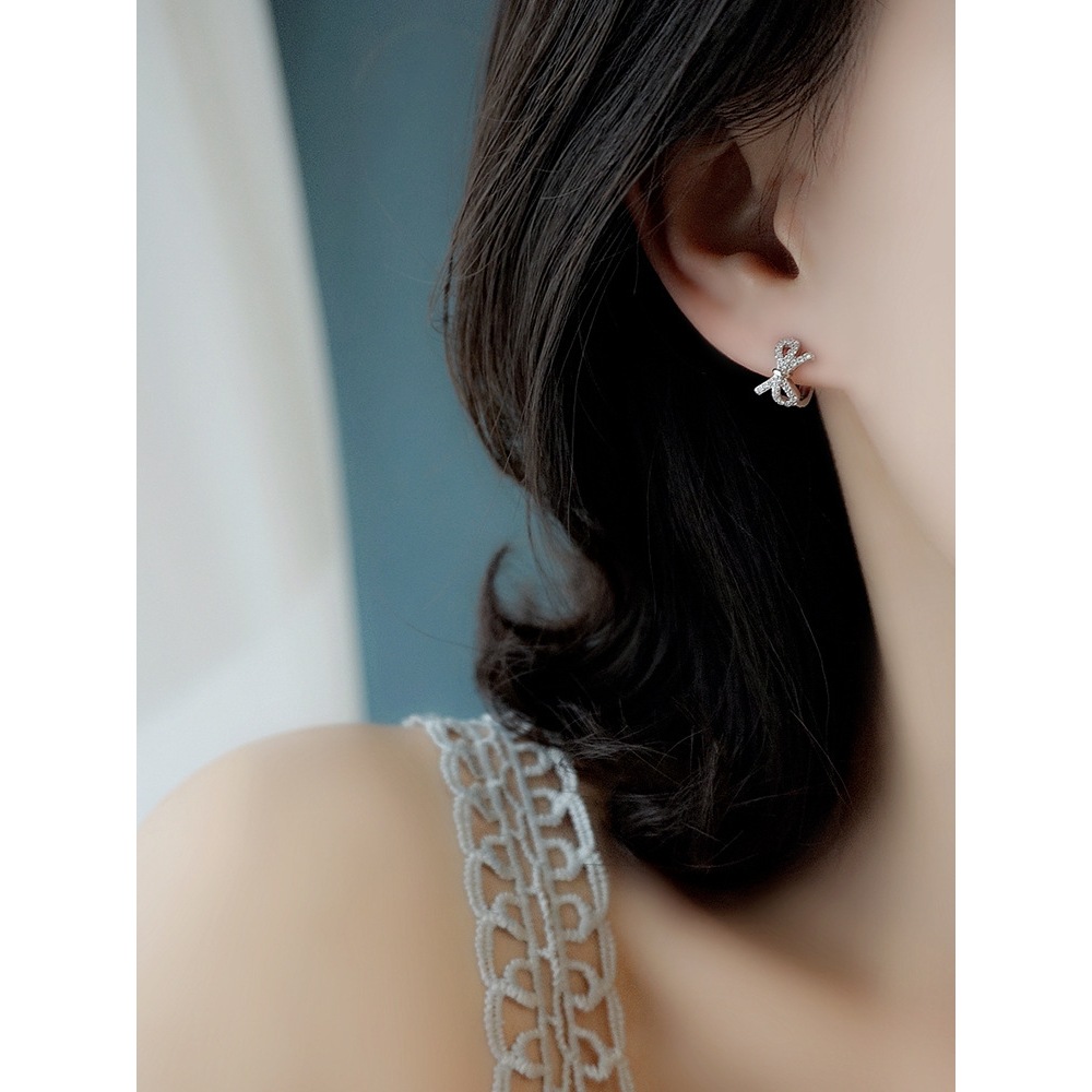 🇹🇭 ต่างหูห่วงเงินแท้ S925 มีหลายแบบให้เลือก แพ้ง่ายใส่ได้ค่ะ (1คู่) รูปที่ 4